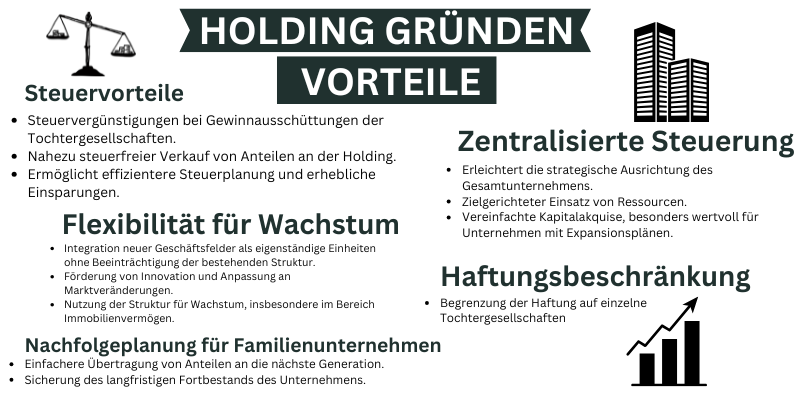 Holding gründen Vorteile